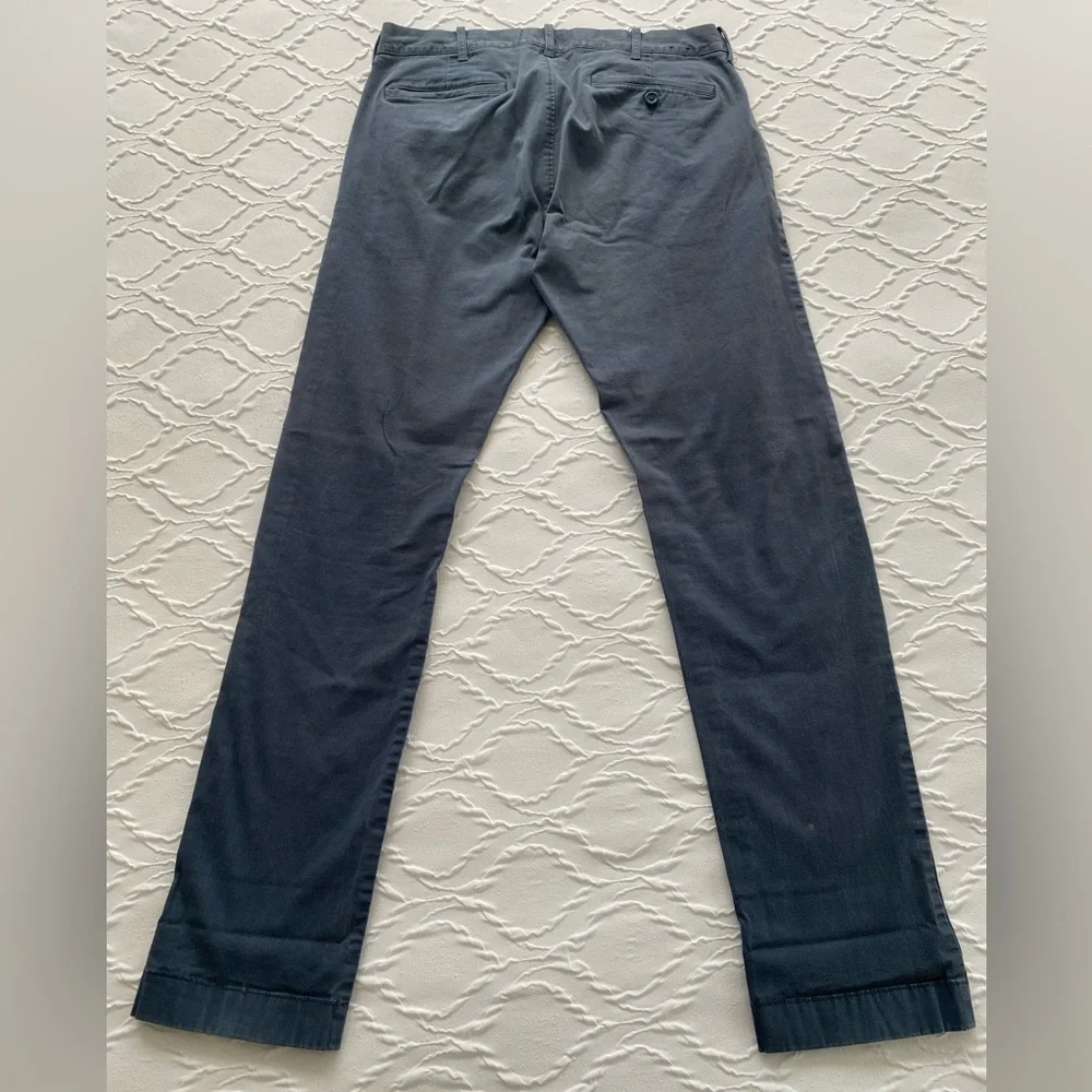 J. Crew - Slim Fit Cotton Chino Trouser Pant in Overcast Blue - Size 31 x 32